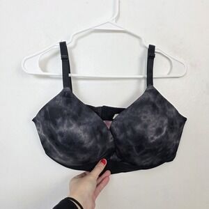 Victoria's‎ Secret PINK Black Wear Everywhere Lightly Lined Wireless Bra Sz 38DD